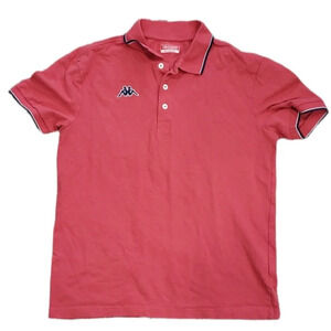 Kappa Red Short Sleeve Polo Shirt XL